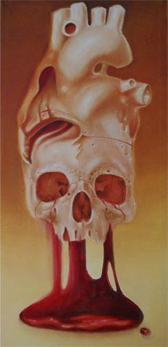 Tattoos - Skull Heart - 77321